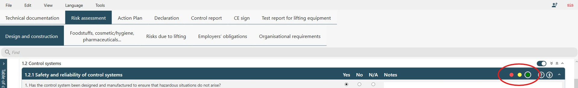 Cedoc recommends: Colour coding feature for risk assessments