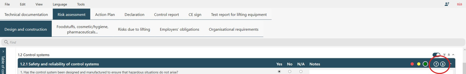 Cedoc Recommends: Hiding Entire Sections in risk assessments
