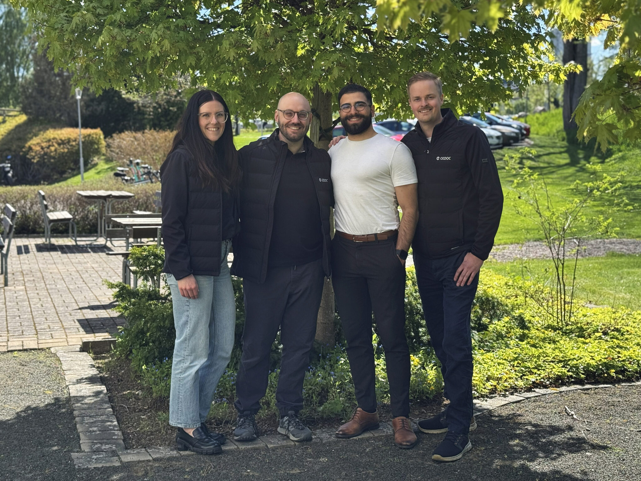 Cedoc AB | Sanna Börjesson, Vasko Poposki, Issa Hijazi, Andreas Grape